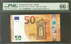 50 euros. April 4, 2017. Signature Draghi. ... 