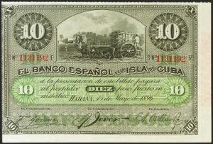 SPANISH BANK OF THE ISLAND OF CUBA. 10 ... 