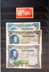 Precious set of 112 banknotes of the Bank of ... 