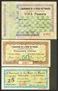 LA BISBAL DEL PENEDES (TARRAGONA). 25 Cents, ... 