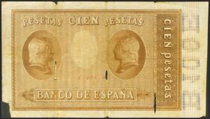 100 pesetas. July 24, 1893. ... 