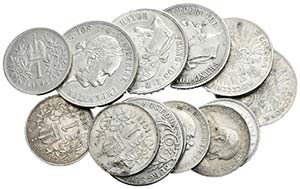 AUSTRIA. Lote compuesto por 13 monedas, ... 