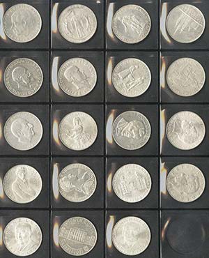 AUSTRIA. Lote compuesto por 19 monedas de 25 ... 