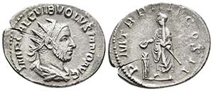 VOLUSIANO. Antoniniano. 251-253 d.C. Roma. ... 