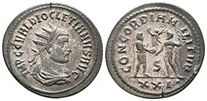 DIOCLECIANO. Antoniniano. 284-305 d.C. ... 