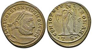 CONSTANCIO I. Follis. 302-303 d.C. ... 
