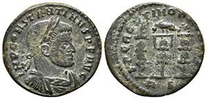 CONSTANTINO I. Follis. 312-313 d.C. Roma. A/ ... 