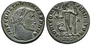 CONSTANTINO I. Follis. 313-315 d.C. Siscia. ... 