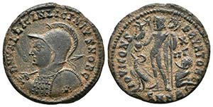 LICINIO II. Follis. 321-324 d.C. Nicomedia. ... 