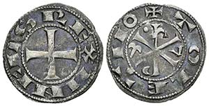 ALFONSO VI. Dinero. (1073-1109). Toledo. ... 