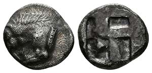 MASSALIA. Tritartemorión. 480-470 a.C. A/ ... 