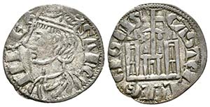 SANCHO IV. Cornado. (1284-1295). Coruña, ... 