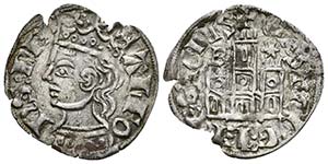 ALFONSO XI. Cornado. (1312-1350). Burgos, B ... 
