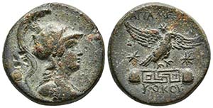 PHYRGIA, Apameia. AE22. 88-40 a.C. Kokos. A/ ... 