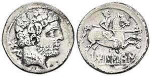 BOLSCAN. Denario. 180-20 a.C. ... 