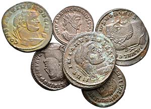 IMPERIO ROMANO. Lote compuesto por 6 monedas ... 