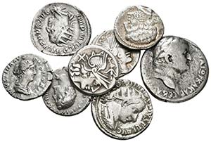 IMPERIO ROMANO. Lote compuesto por 8 monedas ... 