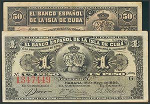 CUBA. 50 Centavos y 1 Peso. 15 de Mayo de ... 