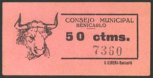 BENICARLO (CASTELLON). 50 Céntimos. ... 