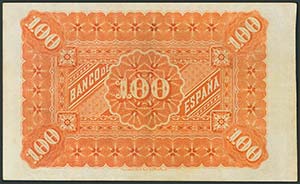 100 Pesetas. 1 de Enero de 1884. ... 