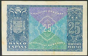 25 Céntimos. 9 de Enero de 1940. ... 