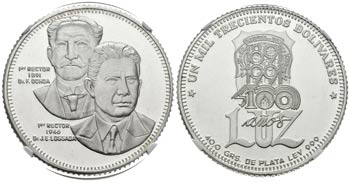 REPÚBLICA DE VENEZUELA. 1300 Bolívares. ... 