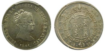 Isabel II (1833-1868). 1841. RD. 4 ... 