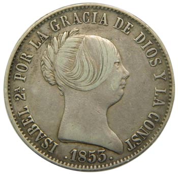 Isabel II (1833-1868). 1853. 10 ... 