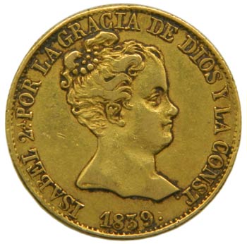 Isabel II (1833-1868). 1839. PS. ... 