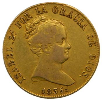Isabel II (1833-1868). 1835. CR. ... 