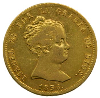Isabel II (1833-1868). 1836. CR. ... 