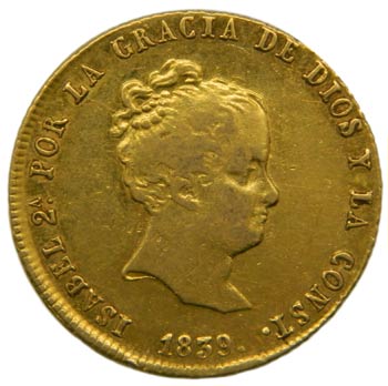 Isabel II (1833-1868). 1839. RD. ... 