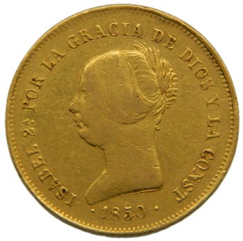 Isabel II (1833-1868). 1850. CL. ... 