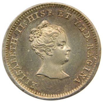 Isabel II (1833-1868).1843. ... 