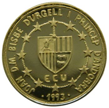 Andorra. 25 diners. 1993. ... 