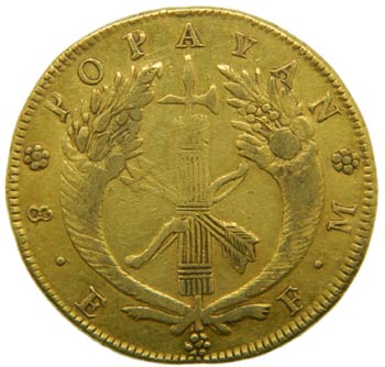 Colombia. 8 escudos. 1829. FM. ... 