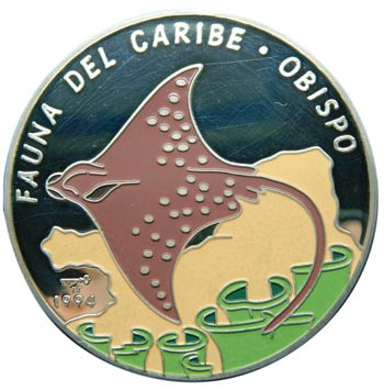 Cuba. 50 pesos. 1994. KM#508. Ag ... 
