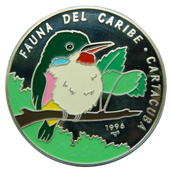 Cuba. 50 pesos. 1996. KM#567. Ag ... 