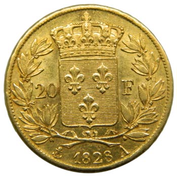 Francia. 20 francs. 1828. A. ... 