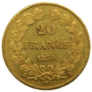 Francia. 20 francs. 1839. A. ... 