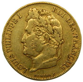 Francia. 20 francs. 1840. A. ... 