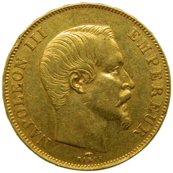 Francia. 50 francs. 1857. A. ... 