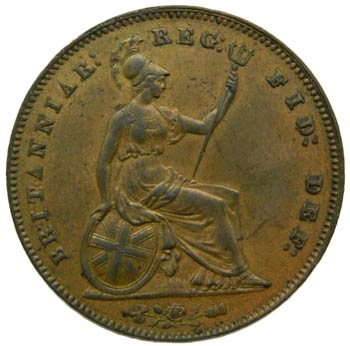Gran Bretaña. Penny. 1854. ... 