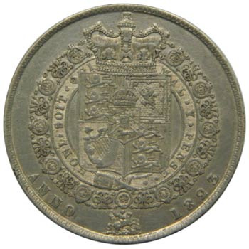 Gran Bretaña. 1/2 crown. 1823. ... 