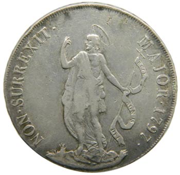 Italia. 8 Lire. 1797. Génova. ... 