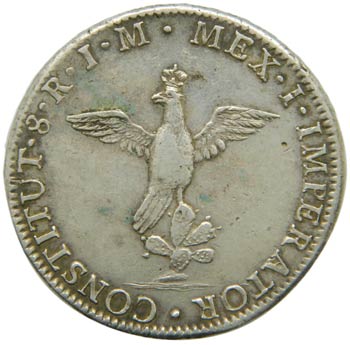 México. 8 reales. 1822. JM. ... 