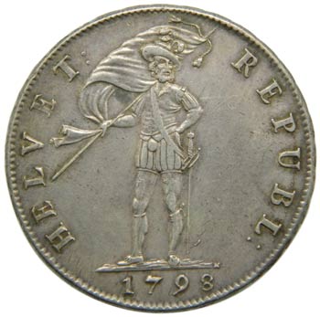 Suiza. 40 batzen. 1798. S. ... 