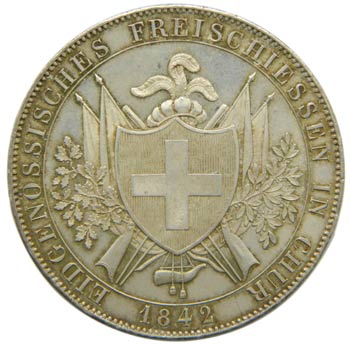 Suiza. 4 schweizer franken. 1842. ... 