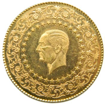 Turquía. 100 kurush. 1906. ... 