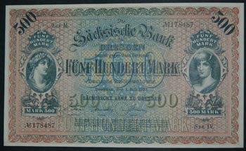 Alemania. 500 mark. 1.7.1922. ... 